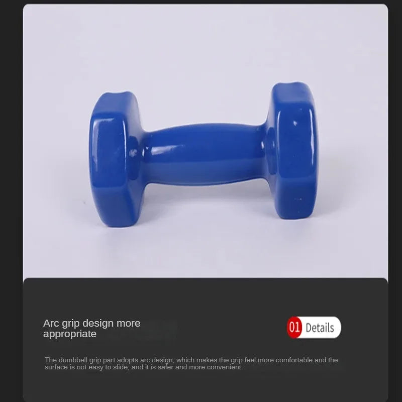 Women Smooth Hexagonal Dumbbell Weight Loss Slimming Slim Waist Fitness Equipment Mancuernas Cast Iron Dip in Dumbbell