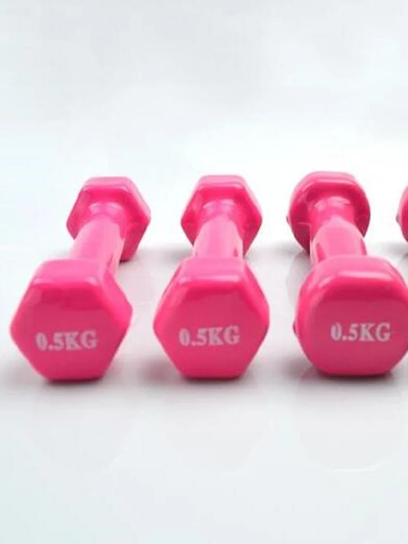 Women Smooth Hexagonal Dumbbell Weight Loss Slimming Slim Waist Fitness Equipment Mancuernas Cast Iron Dip in Dumbbell